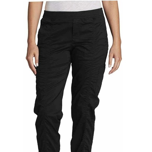 Eddie Bauer Womens Laid Back Twill Jogger Pants - Picture 6 of 8